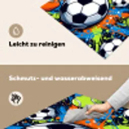 Sport - Ballen - Kleurrijk Inductie beschemer met haakjes klein -ky-schoon-de
