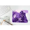 Bladeren - Paars - Tropisch - Abstract muismat rubber klein -witbureau