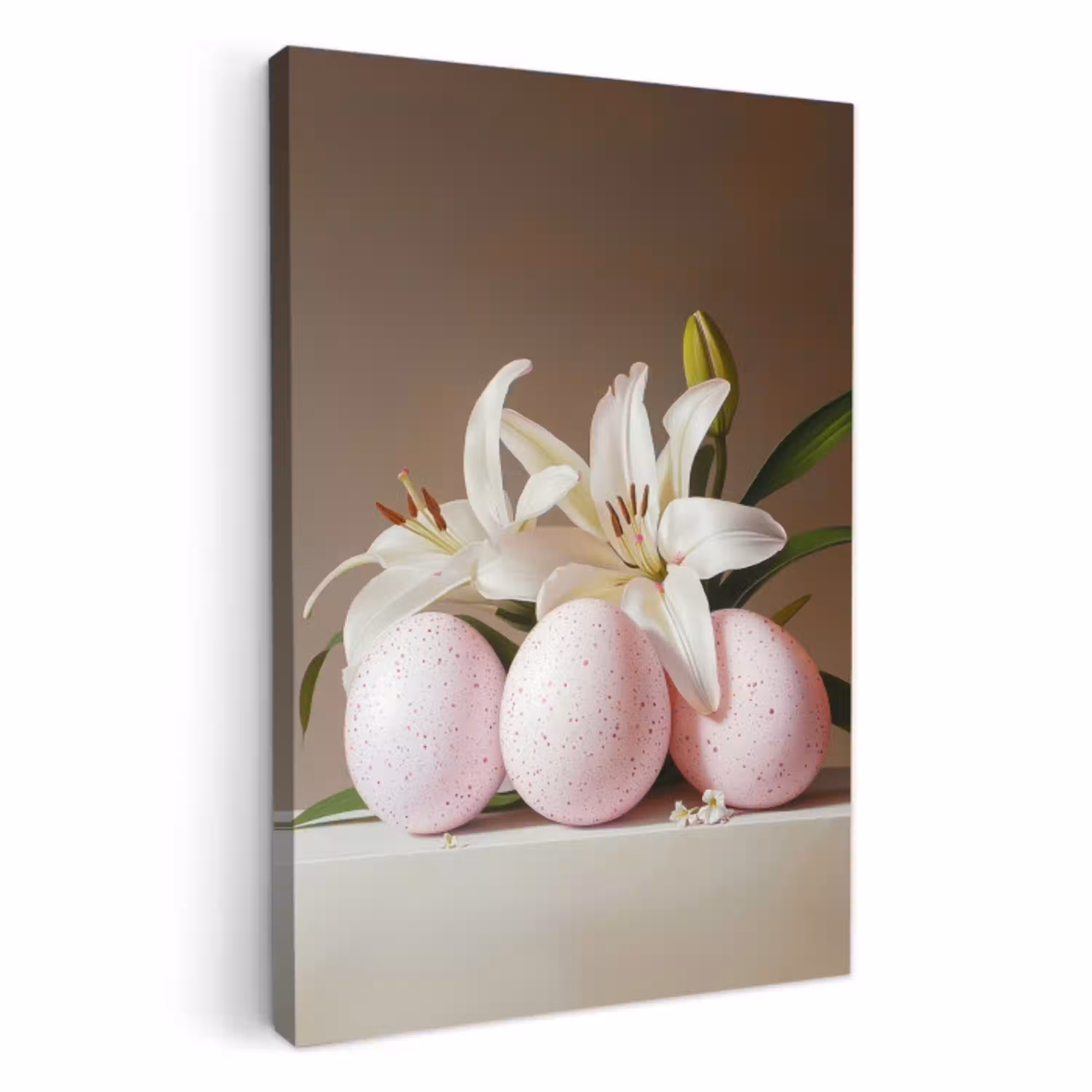 Lelies - Eieren - Pasen KitchenYeah - Keuken - Canvas klein -3d