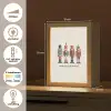 Notenkrakers - Minimalistisch - Kerst - Beige Light Box met kabel (Tafellamp) klein -USP_NL