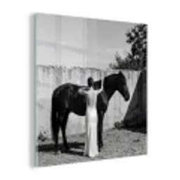 Vrouw - Paard - Artistiek plexiglas 5mm klein -z3d