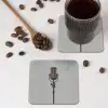 Microfoon - Vintage - Illustratie - Grijs onderzetter kurk middel -sfeer2