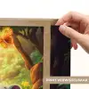 Giraf - Olifant - Bloemen - Jungle Light Box met batterij (Wandlamp kind) middel -USP_websiteprintNL