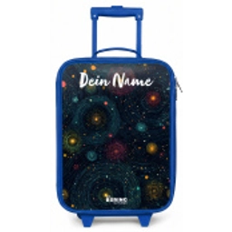 Sterren - Planeten - Kleurrijk Kinderkoffer - Blauw klein -zz3dotto