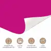Oh la la - Luipaardprint - Roze deurposter klein -tcloseup_DE
