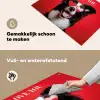 Hond - Hartjesbril - Loveyou - Rood Inductie beschemer met haakjes klein -ky-schoon-nl