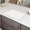 Geometrie - Lijn - Zwart - Wit - Patroon Inductie beschermer vinyl 3mm klein 276 -sfeer8