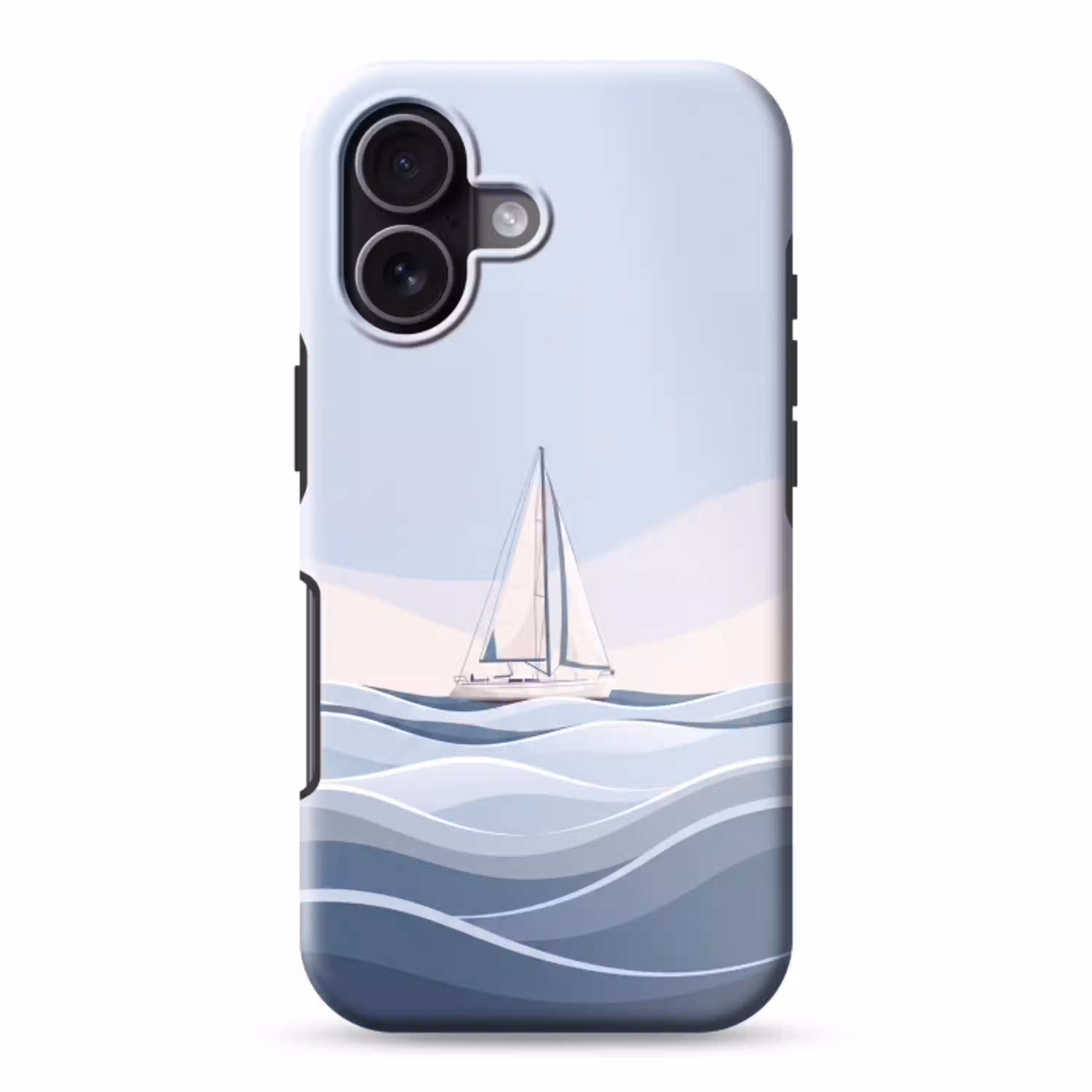 Boot - Zeil - Zee - Modern - Beige Toughcase MagSafe Apple iPhone 17 klein -3d