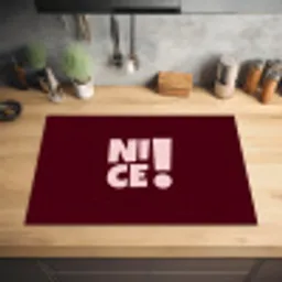 Nice - Uitroepteken - Rood Inductie beschermer vinyl 3mm klein -sfeer5