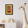 Tomatensoep - Gezichtje - Illustratie - Rood fotolijst zwart zonder passe partout klein -usfeer4_kinderkamer