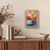 Bloemexplosie - Veelkleurig - Bewegend Light Box met kabel (Tafellamp) klein -sfeer2