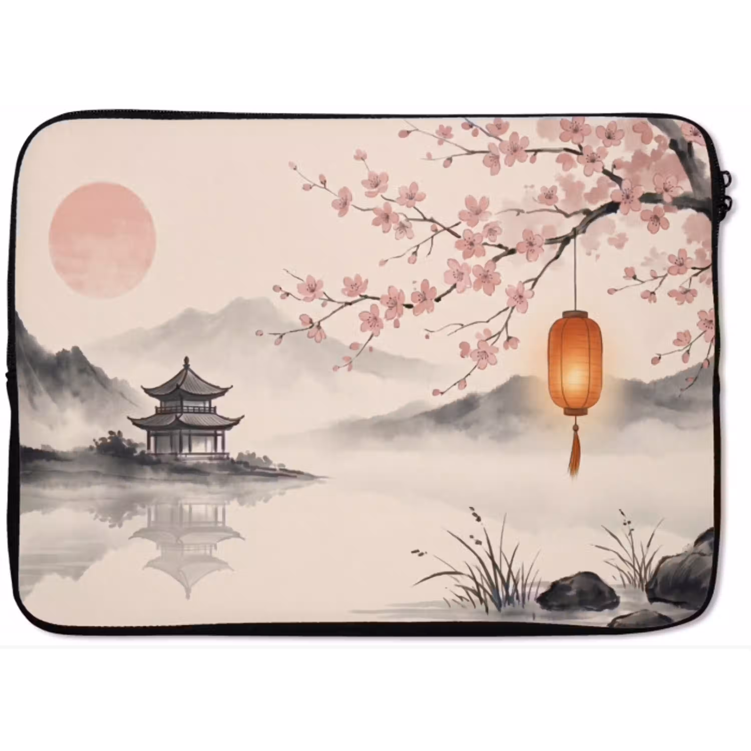 Zon - Japans - Traditioneel laptophoes neopreen klein -zkaufland3dotto