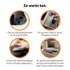 Vissen - Delfts - Blauw - Keramiek Inductie beschermer vinyl 3mm klein -zzzzzzz-td-werking