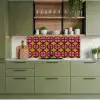 Modern - Patroon - Roze keuken achterwand 2 middel 871 -sfeer3