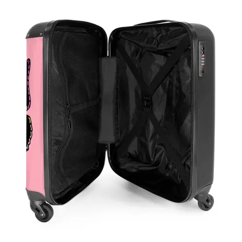 Bubblegum butterfly NBS - Handbagage koffer - Unisex middel -binnenkant