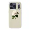Cameliabloem - Wit - Groen Telefoonhoesje iPhone 17 Pro klein -3d