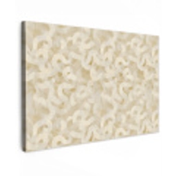Abstract - Lijnen - Beige Tuinposter op houten frame 2 cm dik klein 845 -3d
