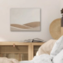 Abstract - Golven - Modern - Beige PET vilt klein -sfeer3