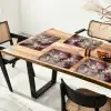 Goud - Marmer - Paars Placemat vinyl groot -zzsfeer4_Kitchenyeah-website
