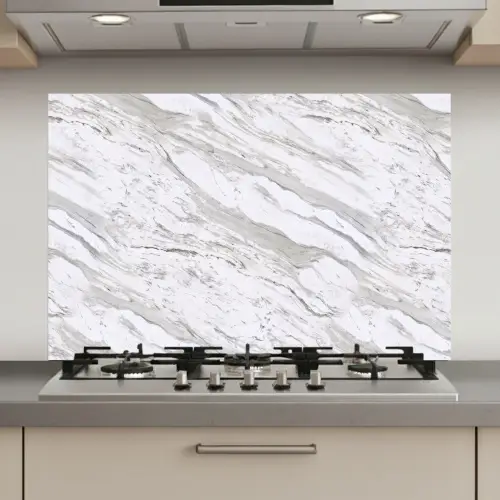 Marmer - Wit - Grijsgroen keuken achterwand spatscherm klein 900 -3d_website
