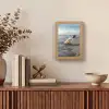 Glazenfles - Post - Zee - Zand Light Box met kabel (Tafellamp) klein -sfeer2