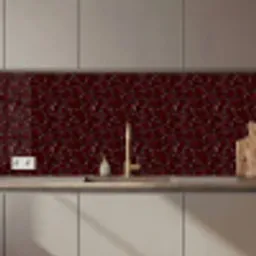 Mozaïek - Tegel - Bordeauxrood keuken achterwand 2 middel 871 zz_3dshopping