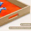 Luipaarden - Stippen - Oranje Dienblad Rechthoek middel -USP_HandgreepNL