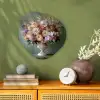 Orchidee - Boeket - Vaas - Bloemen Wandcirkel Organisch Forex 3mm klein -sfeer2