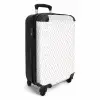 Grafisch - Patroon - Modern - Stippen NBS - Handbagage koffer - Kinderen Unisex middel 644 -productfoto_3d