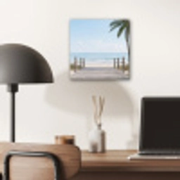 Palmbomen - Pad - Horizon aluminium wit klein -sfeer5