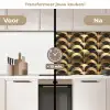 Schubben - Structuur - Goud keuken achterwand 2 middel 871 -voor-na2_NL