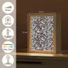 Spat - Stippen - Zwart - Wit Light Box met kabel (Tafellamp) klein 925 -USP_NL