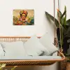 Vrouwelijk - Bloemen - Sieraden tuinposter los doek klein -sfeer7