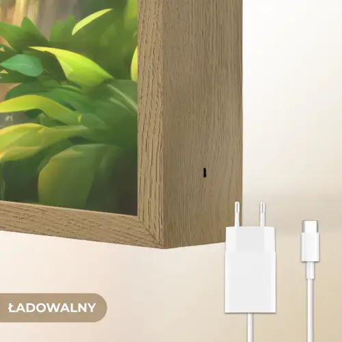 Panda - Wilde dieren - Jungle - Jongens - Kinderen Light Box met batterij (Wandlamp kind) middel -USP_websiteoplaadbaarNL