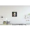 Doorkijk - Rozen - Vintage - Bloemen textielposter latten blank klein -kinderkamer