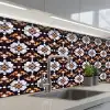 traditioneel - Element - Kleurrijk keuken achterwand 2 middel 871 -3d_schuin