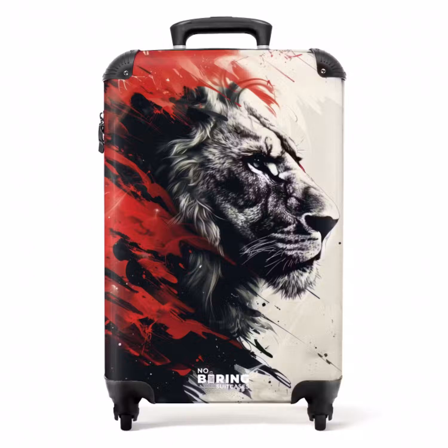 Suitcase - Tattoo style- Shadow of the lion