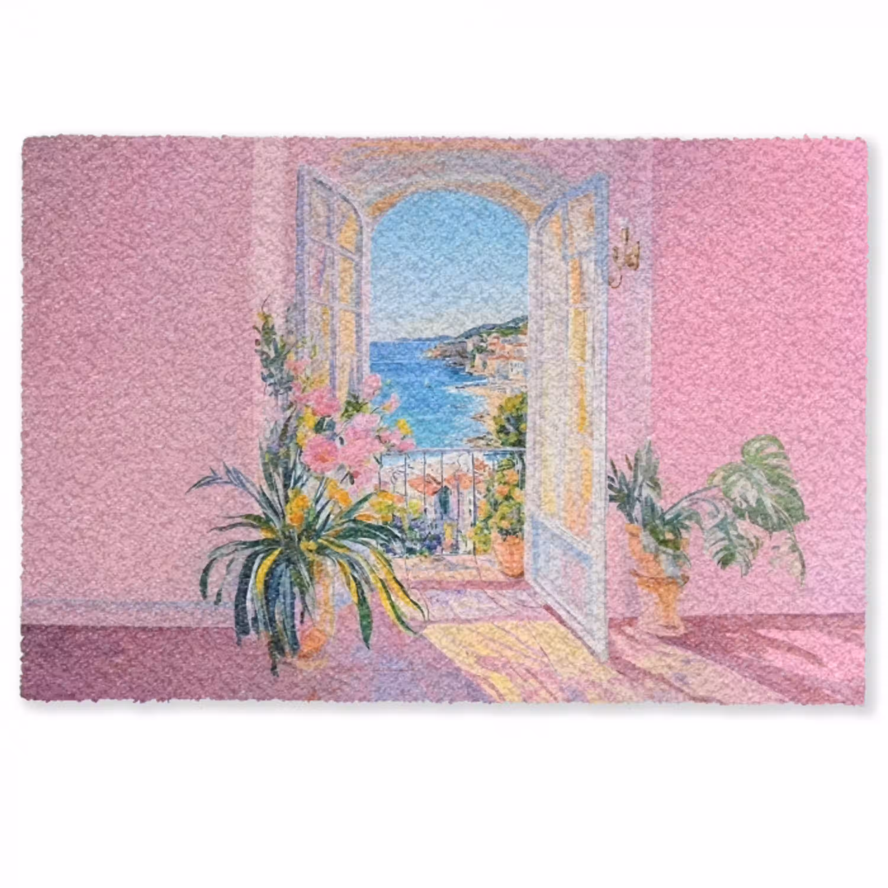 Roze - Buiten - Verf Deurmat klein -zkaufland3d