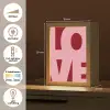 Love - Rood - Blokletters Light Box met kabel (Tafellamp) klein -USP_NL