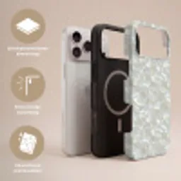 Parelmoerglans - Wit - Schelp Toughcase MagSafe Apple iPhone 17 Pro Max klein 1019 -USP_Lagen_NL