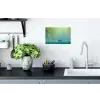 Bootje - Water - Bladeren - Bloesems Muursticker klein -keuken