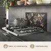 Wereldkaart - Stenen - Realistisch keuken achterwand spatscherm klein -usp_NL