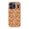 Bloemen - Motief - Retro Telefoonhoesje iPhone 17 Pro klein 878 -3d