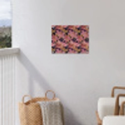 Lelies - Patroon - Roze - Goud tuinposter los doek klein 239 -sfeer8