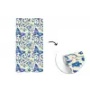 Vlinders - Bloemen - Blauw - Botanisch fotobehang vinyl groot 64 -3d