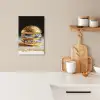 Delftsblauw - Goud - Burger KitchenYeah - Keuken - Canvas klein -sfeer1