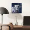 Koe - Delfts - Blauw - Artistiek plexiglas 5mm klein -sfeer6