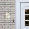 Beige - Marmer - Sierlijk Naambord Huisje klein -sfeer1
