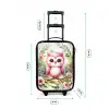 Roze Rafaël Kinderkoffer - Zwart klein -productfoto_formaten