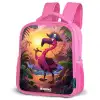 Piraten flamingo op een tropisch pad Kinderrugzak - Roze middel -schuin